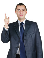 Young businessman in a suit