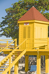 lifeguard station Dover Beach St. Lawrence Gap Barbados