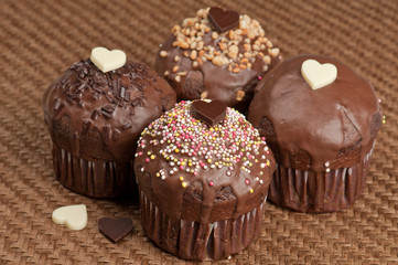 Valentine's muffins