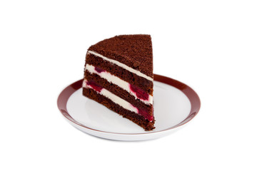Piece of black forest cake
