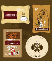 Collezione di etichette d'epoca © EllerslieArt