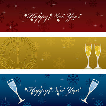 new years banners