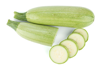 Fresh sliced marrow vegetable