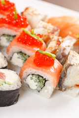 sushi on the plate