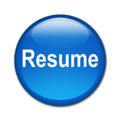 Boton brillante texto Resume
