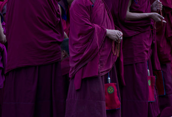 Buddhist monks, Xiahe, China