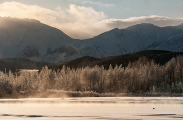 The Chilkat Valley under a covering of snow