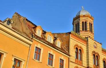 Byzantine medieval church in Brasov city, Romania