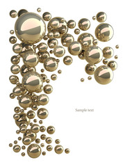 Abstract 3D background for company presentation