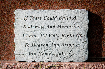 Tears tombstone
