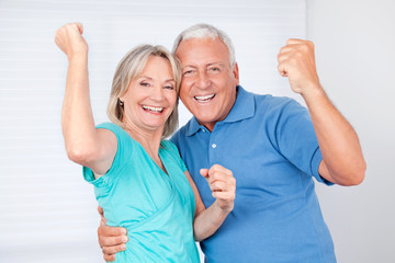 Portrait of Cheerful Couple