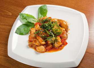 chicken with vegetable