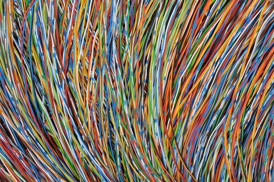 Colored cables for intelligent networks
