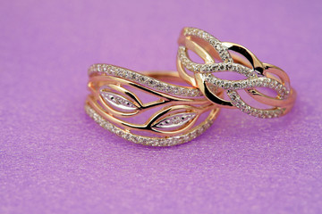 Elegant jewelry rings