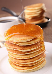 pancakes with syrup