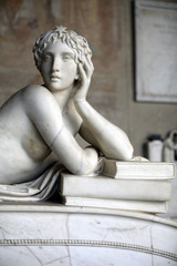 Pisa Campo Santo: The reclining figure represents the Science