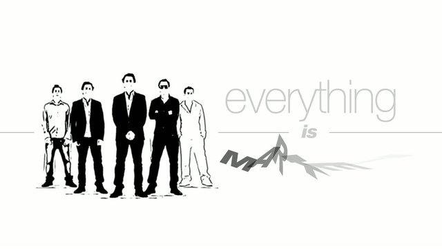 Everything is marketing slogan video black and white team
