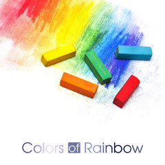 colorful pastel sticks