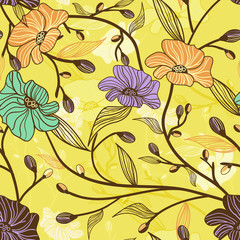 Floral seamless pattern