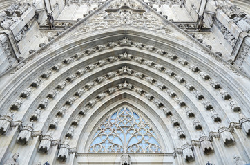 Fototapeta premium cathedral of Barcelona