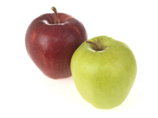 Red and Green Apple