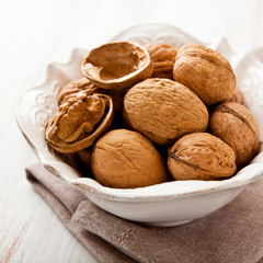Walnuts in a bowl