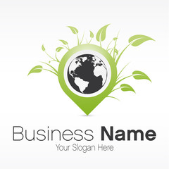 logo planète écologique