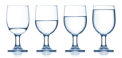 water on a glass