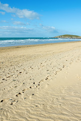 Fistral beach in Newquay, Cornwall UK.