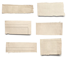 white news paper ripped message background