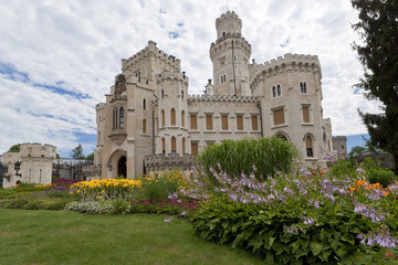 Fototapeta na wymiar Hluboka zamku w Republice Czeskiej