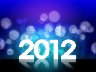 2012 Happy new year background