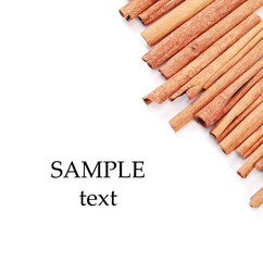 Cinnamon Sticks with Space for Text