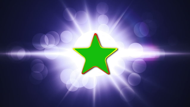 Stars Speech Balloon, Green Screen, Transitio - HD1080