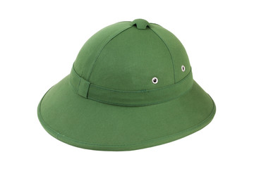 Tropical Vietnamese pith helmet