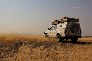 Camper in Namibia