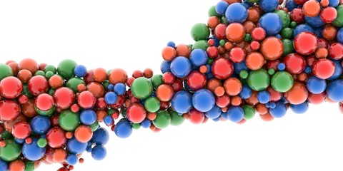 3D Bälle abstrakt