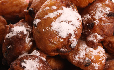 Dutch donuts called Oliebollen