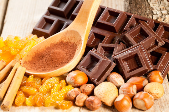 Chocolate, flavors and ingredients