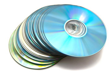 many different cd's