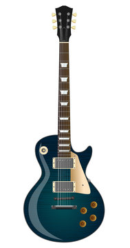 Blue Burst Les Paul