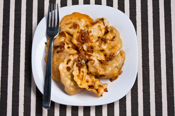 Dumplings with meat