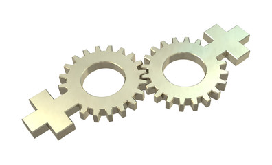 Lesbian relationships or commitment, Female gender symbols