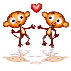 monkey in amore