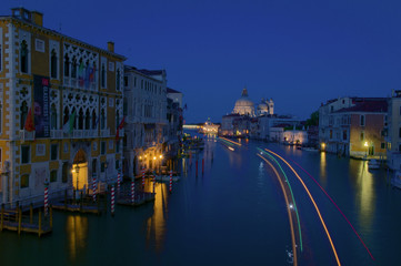 Venice, Italy - Evening time at Grand Canal