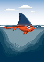 Köpekbalığı japonbalığı © carikan