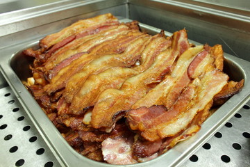 fried bacon
