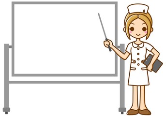 ナース　指示棒　ホワイトボード