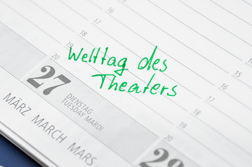 Welttag des Theaters