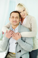 Mature man and woman